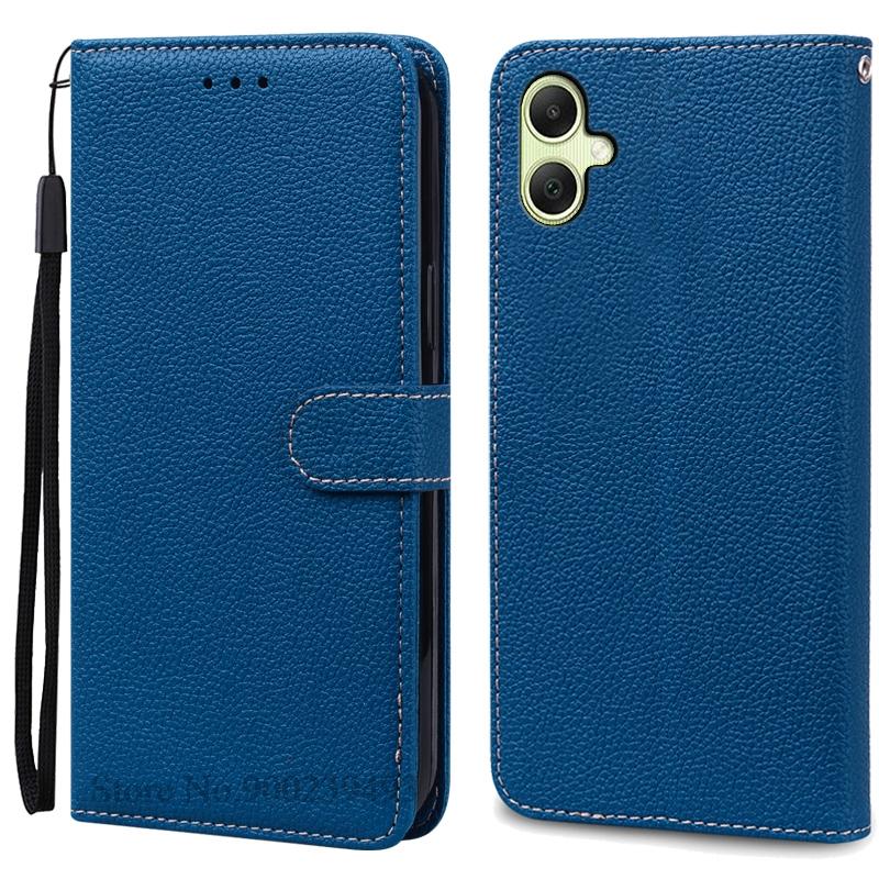 

A07 Чехол для Samsung Galaxy A07 Чехол Кошелек Кожаный Флип-чехол для Samsung A07 Чехол A075F SM-A075F/DS A075B Чехол для телефона Fundas For Samsung A07 4G темно-синий