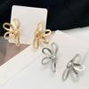Vintage Steampunk Exaggerated Design Big Stud Earrings for Women High Quality Alloy Hollowed Flower Petal Personality Earring