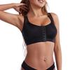 Plus Size Front Closure Sports Bra - Wire-Free, Breathable, Comfortable for Yoga & Running