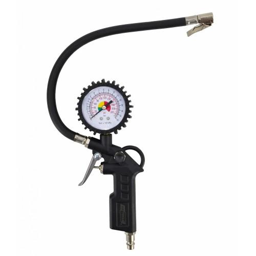AW Tools Aluminium-Reifenfüllpistole mit Manometer