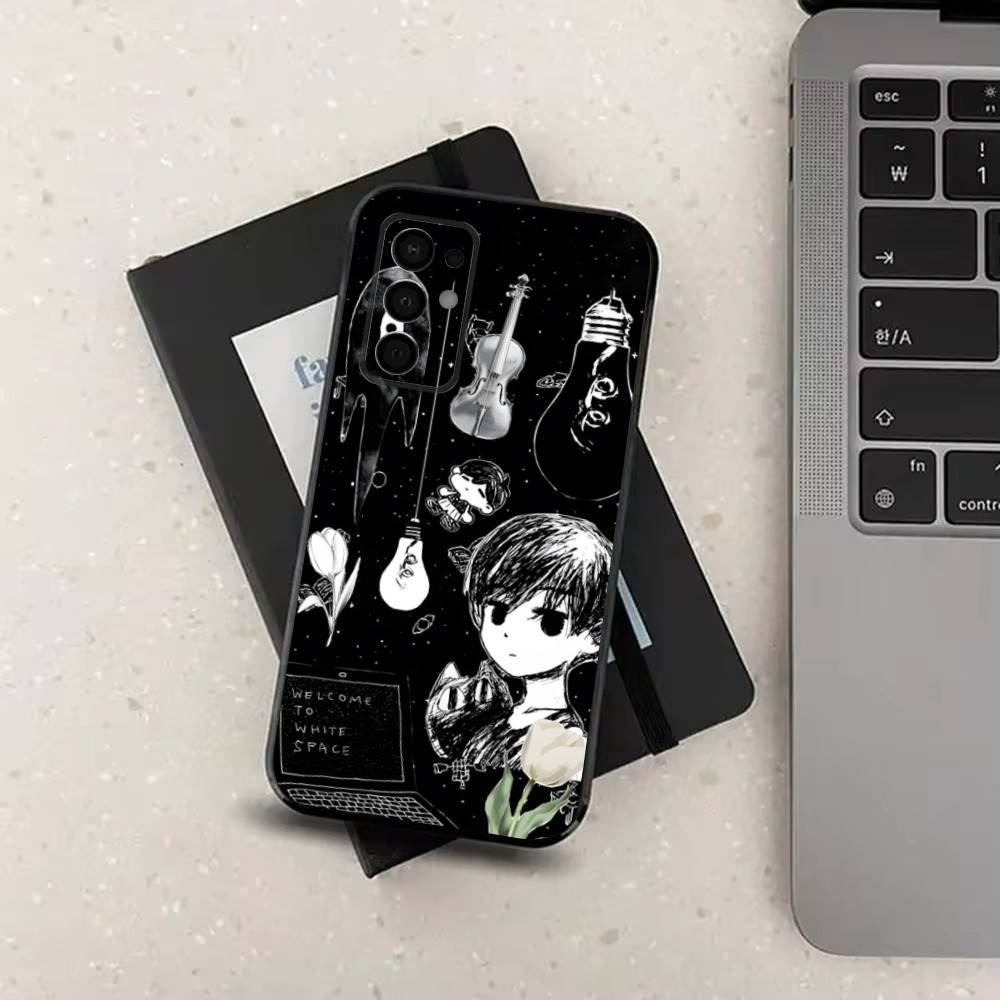 

E-Emotion O-Omori Game For Samsung Galaxy A73,31,Note,22,71,53,32,72,41,8,9,52,J7,Soft Black Silicone Cover Case SamsungA40
