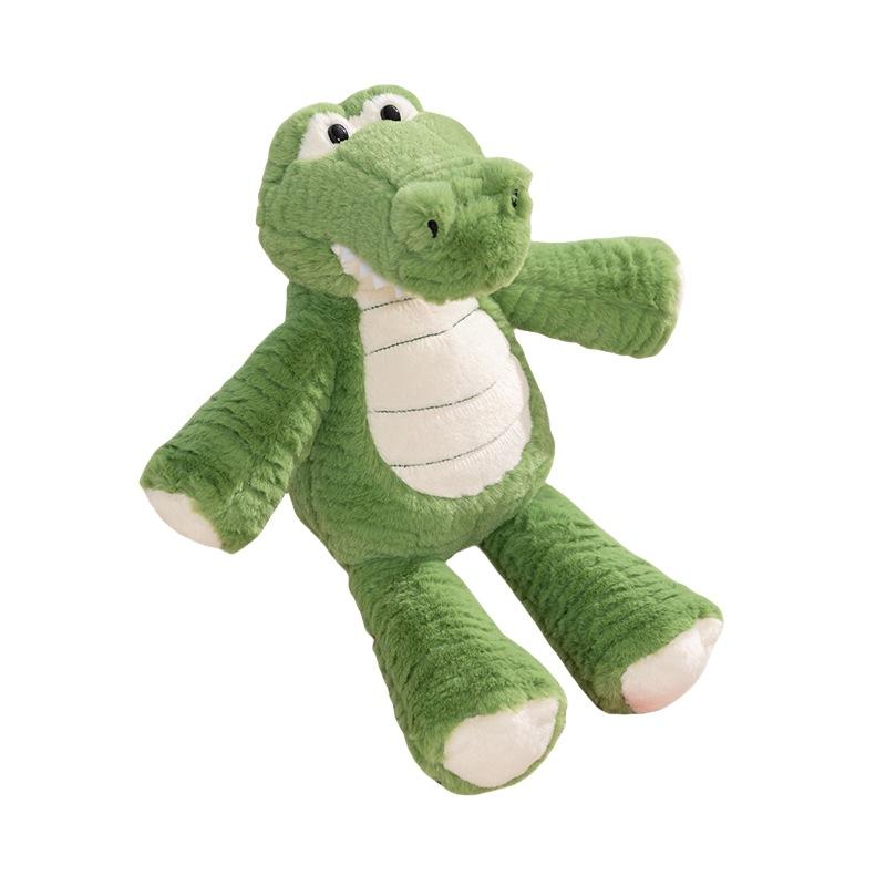 Cute green long-legged crocodile doll plush toy crocodile doll children's soothing rag doll girl birthday gift