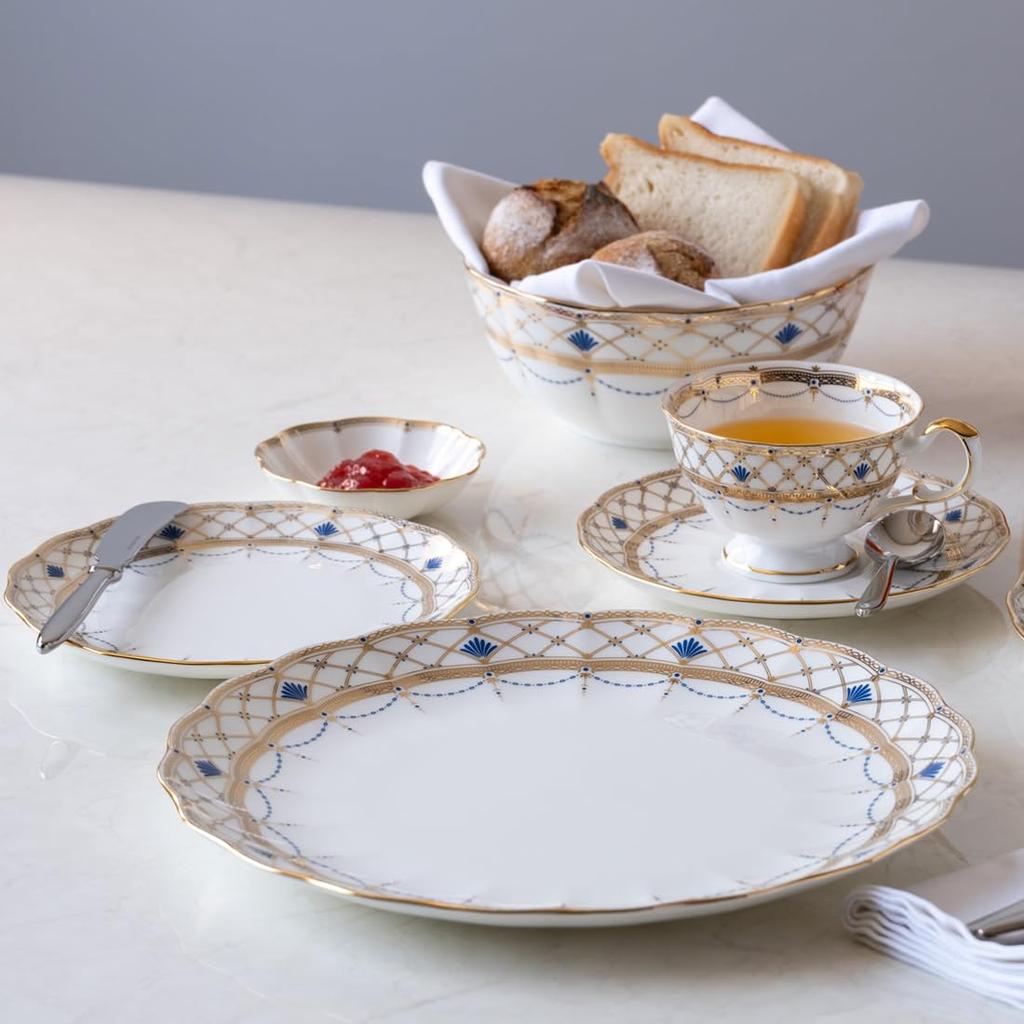 NARUMI Prima Donna Petit Dish, 9cm, Gold, Stylish, Gorgeous, Elegant Small Plate, Made In Japan, Gift Boxed, 52476-565