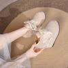 Fashion 2025 New Women's 15CM Extra High Heel Platform Shoes  Breathable Wedge Sandals with Lace-Up Design Slimming Casual shoes
