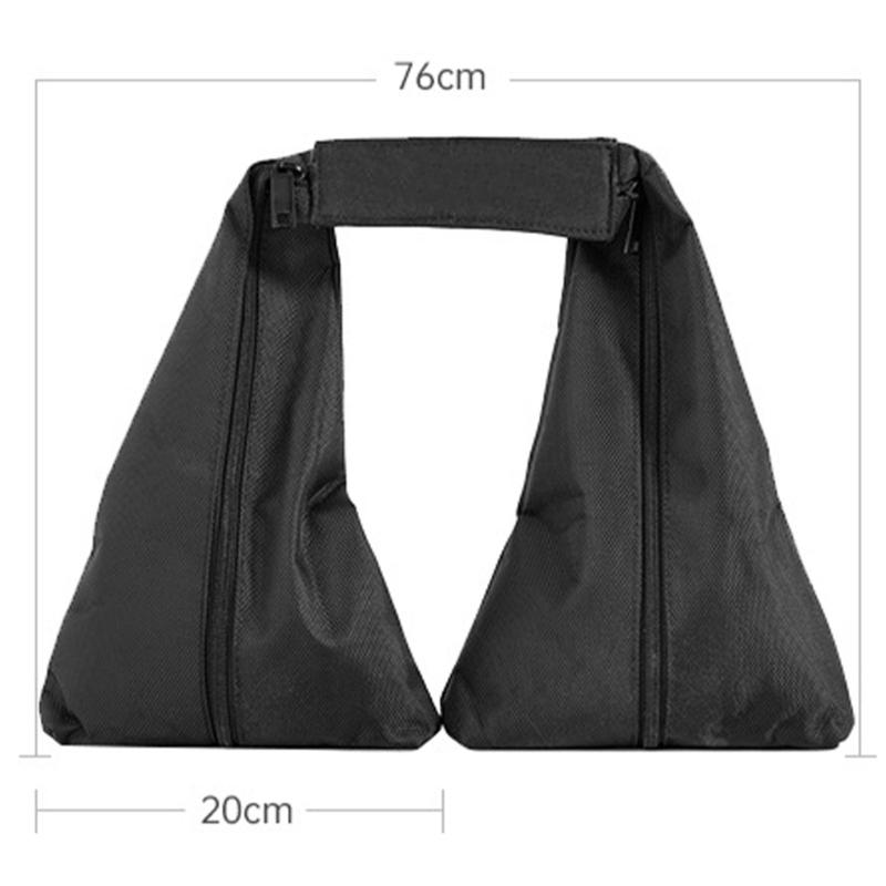 Empty Adjustable Weight Bag Oxford Fabric Organsier Case Bag for Studio Lighting Tripod Support Stabilization