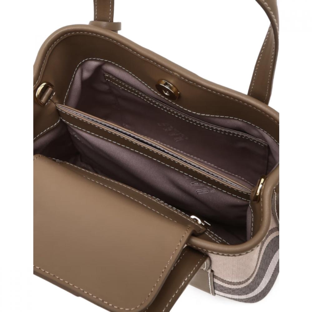 Daks Beige Check Leather Tote Bag Dcba6f716i2