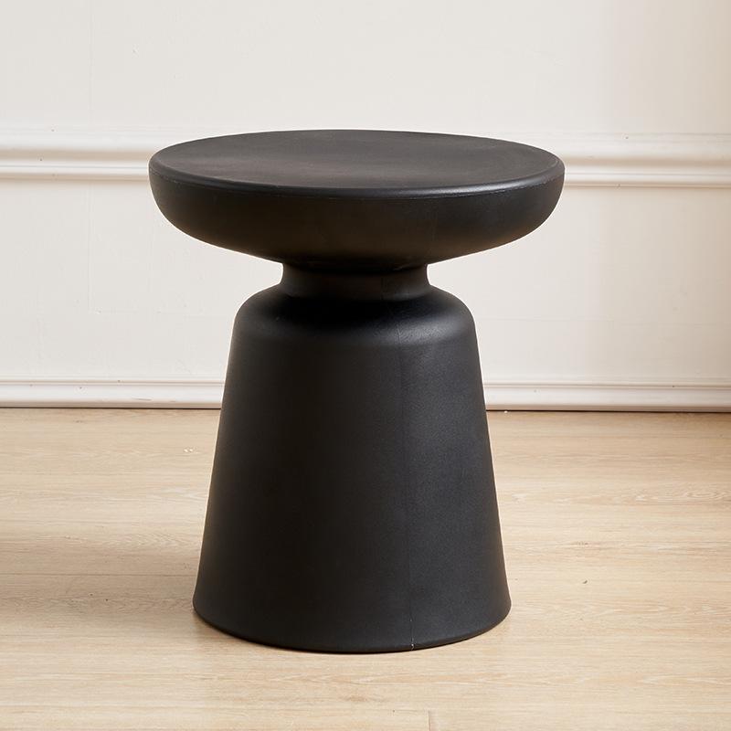 Household Plastic Circular Coffee Table Living Room Small-sized Side Table Balcony Modern and Minimalist Coffee Table