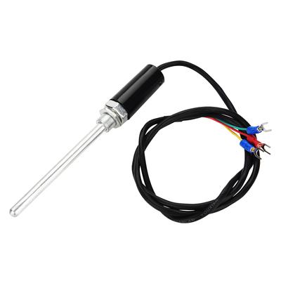 PT100 Typ Temperatur Thermoelement Sensor Sonde mit Edelstahlkabel(100 mm)