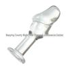 Large Brown Transparent Realistic Glass Dildo for Female Masturbation