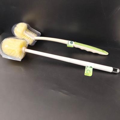 Wall-Mounted Long-Handle Toilet Brush for Bathroom Corners - Durable Cleaning Tool