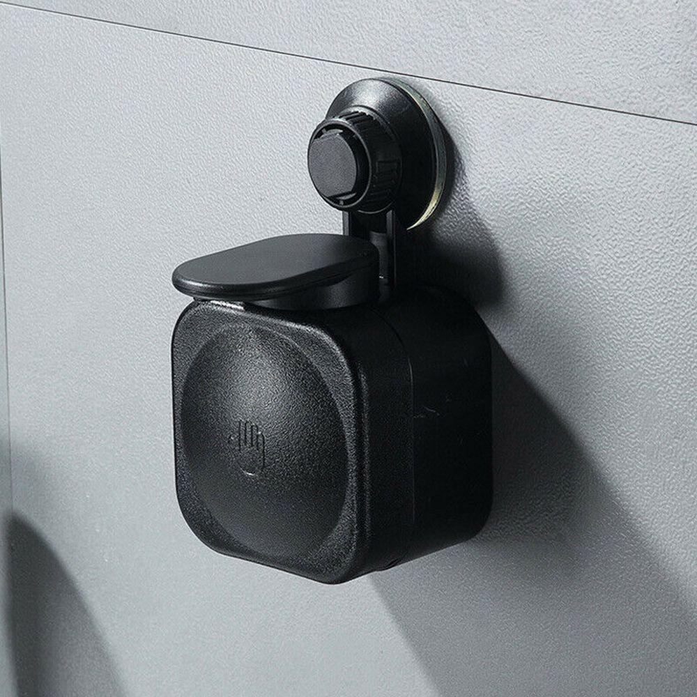 Press Type Suction Cup Waterproof Bathroom Wall Mounted Soap Dispenser Organizer Soap Box
