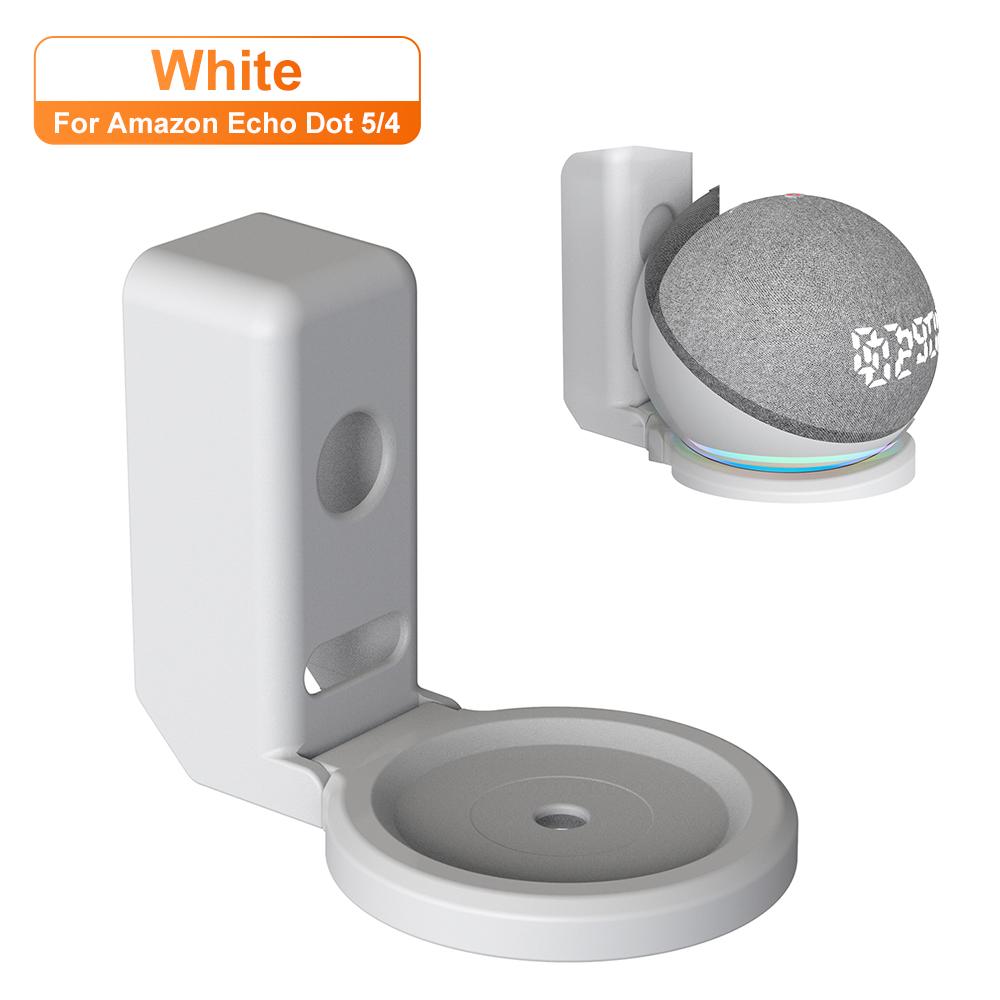Echo Dot Wall Mount Holder For Amazon Alexa Echo Dot 4 5 3rd Generation Speaker Bracket Space Saving With Cord Management Stand