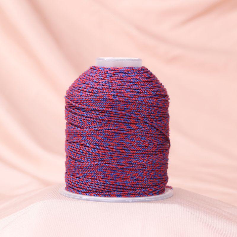 

Хлопковая нить ручной работы в тибетском стиле, большой моток 1,5 мм, нить для ожерелья, градиентная кисточка, бусины-кисточки, шнур для переноски для DIY, многоцветная нить для ношения бусин Будды 6. Psychedelic