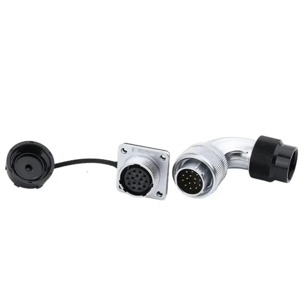 WEIPU WS20 TC+Z 2 3 4 5 6 7 8 9 12 15Pin IP65 Male Plug Female Socket Power Adapter Industrial Automotive Soldering Connector