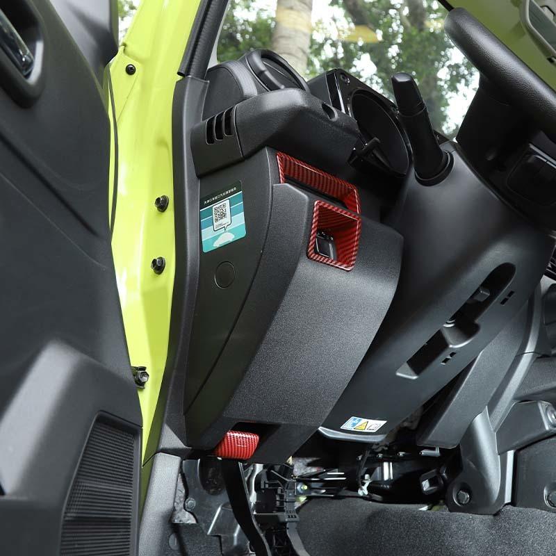 Autocolante de acoperire de decorare a comutatorului de extensie pentru reglarea oglinzii inverse pentru Suzuki Jimny 2019 în sus Accesorii de interior ABS