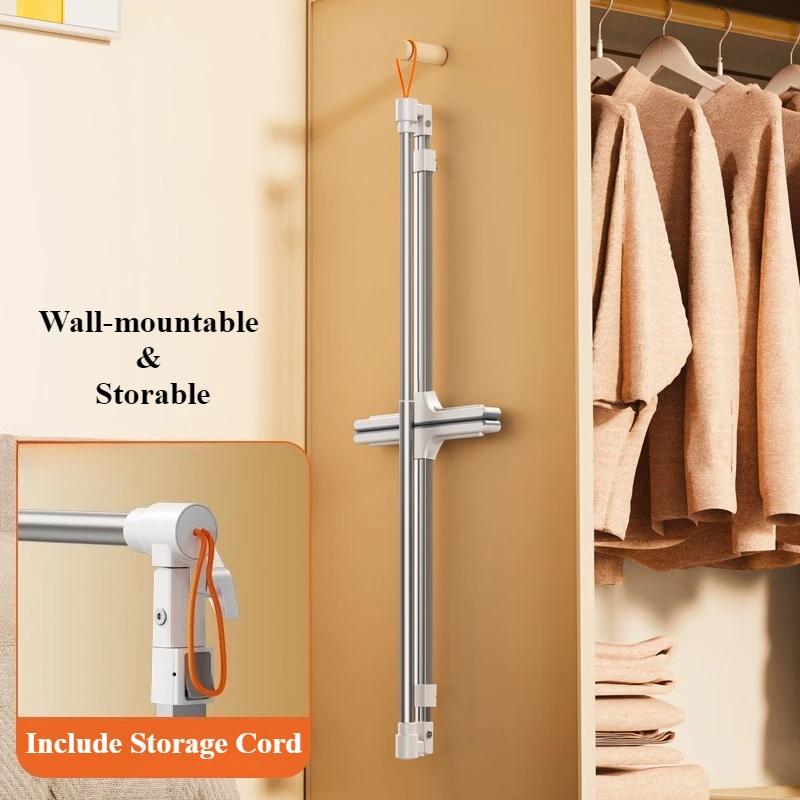 Eary Metal Pet Hanger Stable Dog Clothes Rack Stand Storage Coat Rack Hanger Width Adjustable Phone Tablet Holder for 4-12.9"
