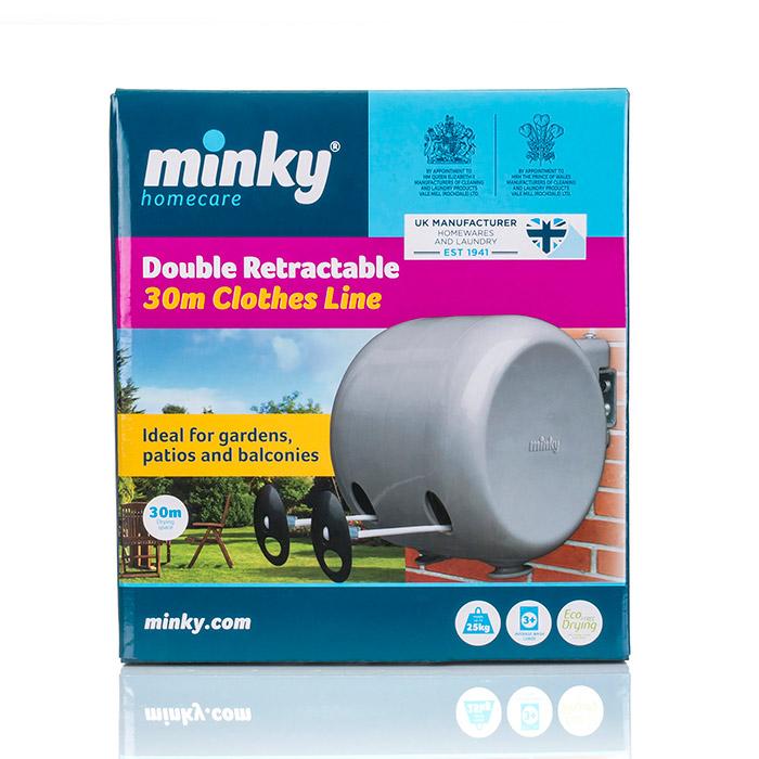 Stendibiancheria Doppio Retrattile Minky 2 x 15m