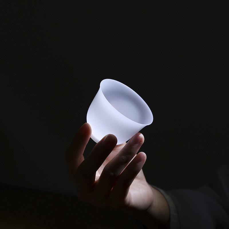 Ice Texture Porcelain Tea Cup Sale: Buy One, Get One Free - Thin-Walled Pure White Jade Style