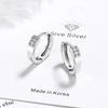 Orecchino a cerchio Huggie Piercing Forma Unica 100% Argento Sterling Massiccio 925 per Donna Orecchino in Argento Sterling Gioielli per Feste Matrimonio