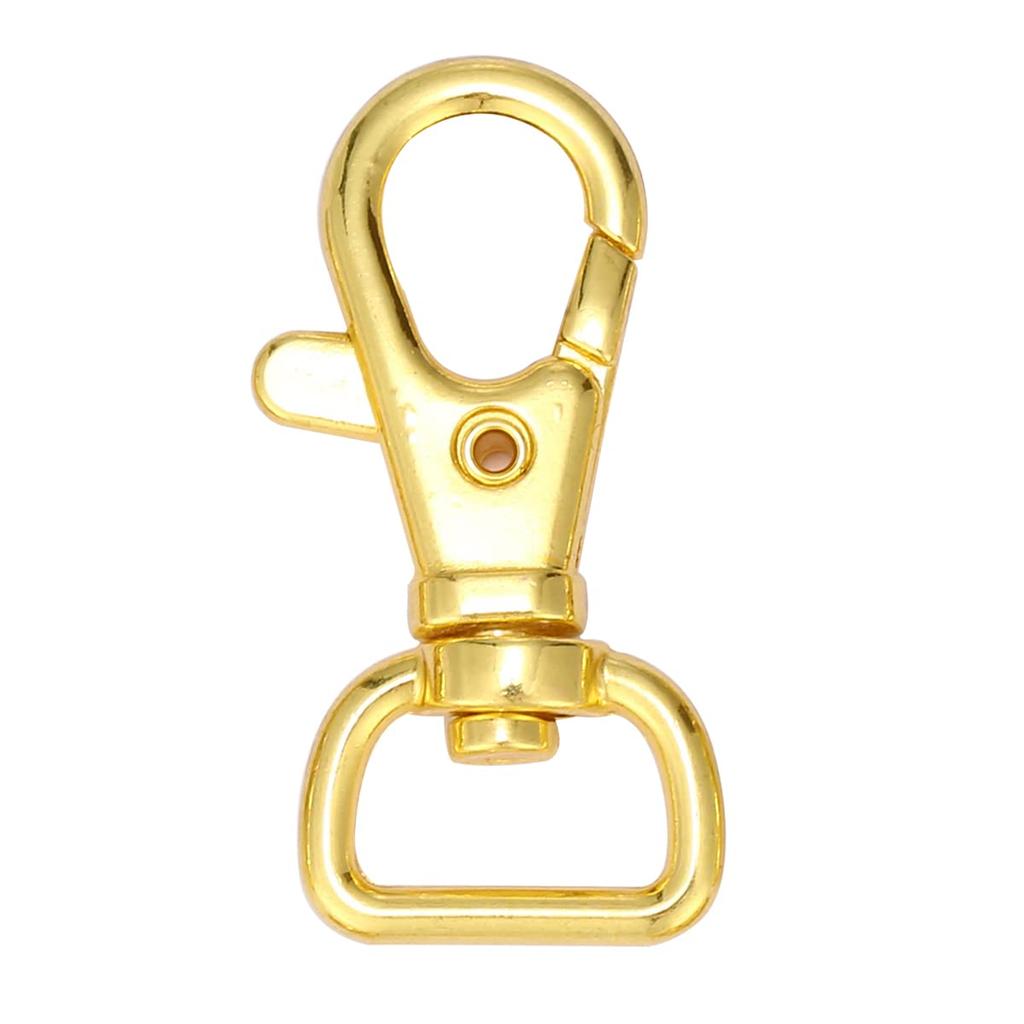 20 Vridbara Spännen, Ryggsäcksspännen, Handgjorda Delar till Väskor (Innerdiameter 13 mm, Guld)