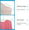 Padded Hangers Set of 5,Large Heavy Duty Cotton Covered Coat Hangers No Shoulder Bump for Women Clothes, Sweater, Dresses, Clothing, Wedding, Lingerie