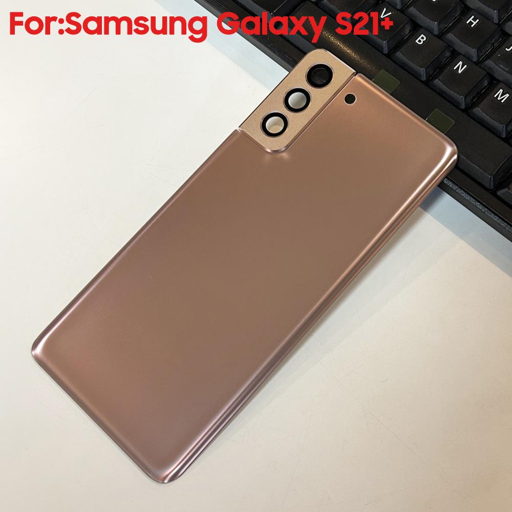 Back Cover Cases Battery Cover Housing For Samsung Galaxy S21 5G SM-G991B S21+ 5G S21 Plus SM-G996B/DS Back Rear Glass Case