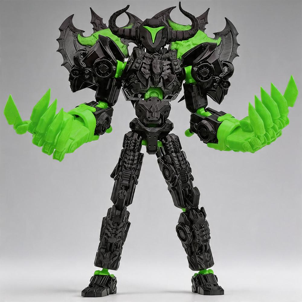8 Inch Assembly Completed Action Figure 3D Printed Toys Multi-Jointed Movable Robot Action Figure Desktop Decorations