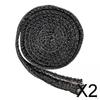 2x Gasket Tape, Flat for Stoves And Fireplaces, 78" Length, High Temperature Fiberglass