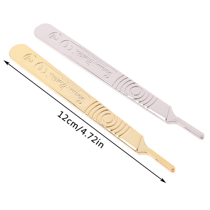 Scalpel Handle Fits Blade Stainless Steel Surgical Hilt Surgical Hilt  Hand Tool