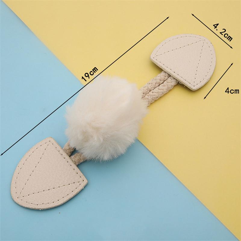 2 Buc. Lemn Piele Corn Nasture Toggle Craft Butoni Palton Accesorii Cusut DIY
