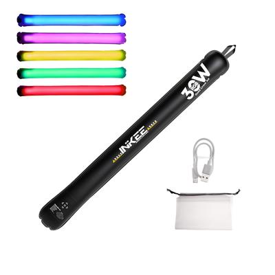 INKEE GCA30C RGB Oppusteligt Bærbart Håndholdt LED Udfyldningslys 5000mAh Batteri Justerbar CCT Længde 90cm 624 LED Perler Lys, 30W Indbygget Li-ion