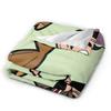 Mr Beans  Flannel Blankets Winter  Soft Durable Bedding Throws for Kids Adult Couch Bed Novelty Bedspread Sofa Bed Cover