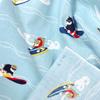 Hamamonyo Tenugui hand Mameshiba Surfing Blue (Japanese towel) - -