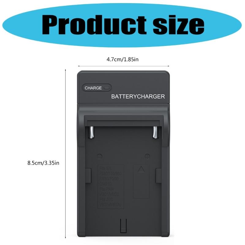 USB C Camera Battery Charging Adapter Replacement for FM500H QM51D QM71 F550 F570 QM71 QMR QM91D Battery