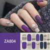 ZA Skin Brightening Waterproof No-Cure Full Cover Gel Nail Wraps, Luxury Minimalist Nail Stickers, Nail Patch Films