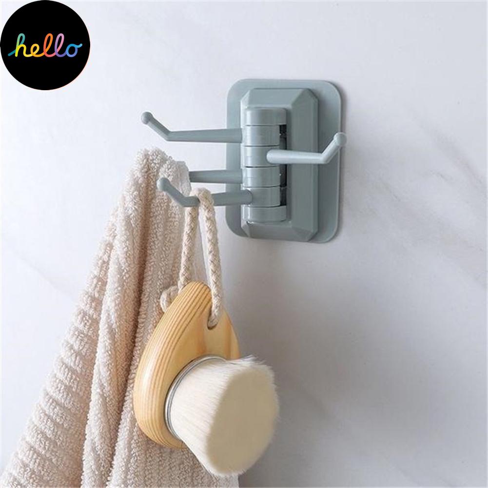 Bucătărie Baie Suport pe perete Cârlige autoadezive Umeraș rotativ pentru articole diverse