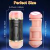 3 In 1 Realistic Vaginal Automatic Male Masturbator Open Ended Blowjob Pocket Pussy Oral Vagina Anal Silicone Ass Adult Sex Toys