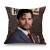 Sexy Handsome Super Star Henry Cavill Muscle Man Fans Gift Cotton Linen Sofa Throw Pillow Case Home Decoration Art Cushion Cover
