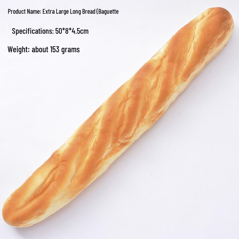 PU Slow Rebound Bread Squeeze Toy - Soft Fragrant Fake Cake for Decompression and Photography Props