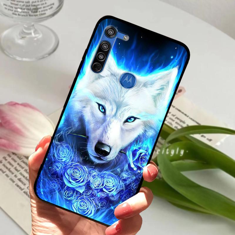For Motorola Moto G8 Plus Case Black Silicone Cover Case for MOTO G8 Play G 8 Power Lite Fashion TPU Protective Back Cover Shell