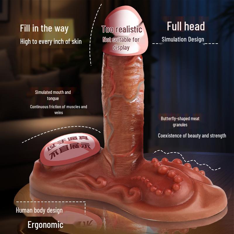 High-Speed Silicone Bullet Vibrator with Soft Flesh Simulation - Adult Sex Toy