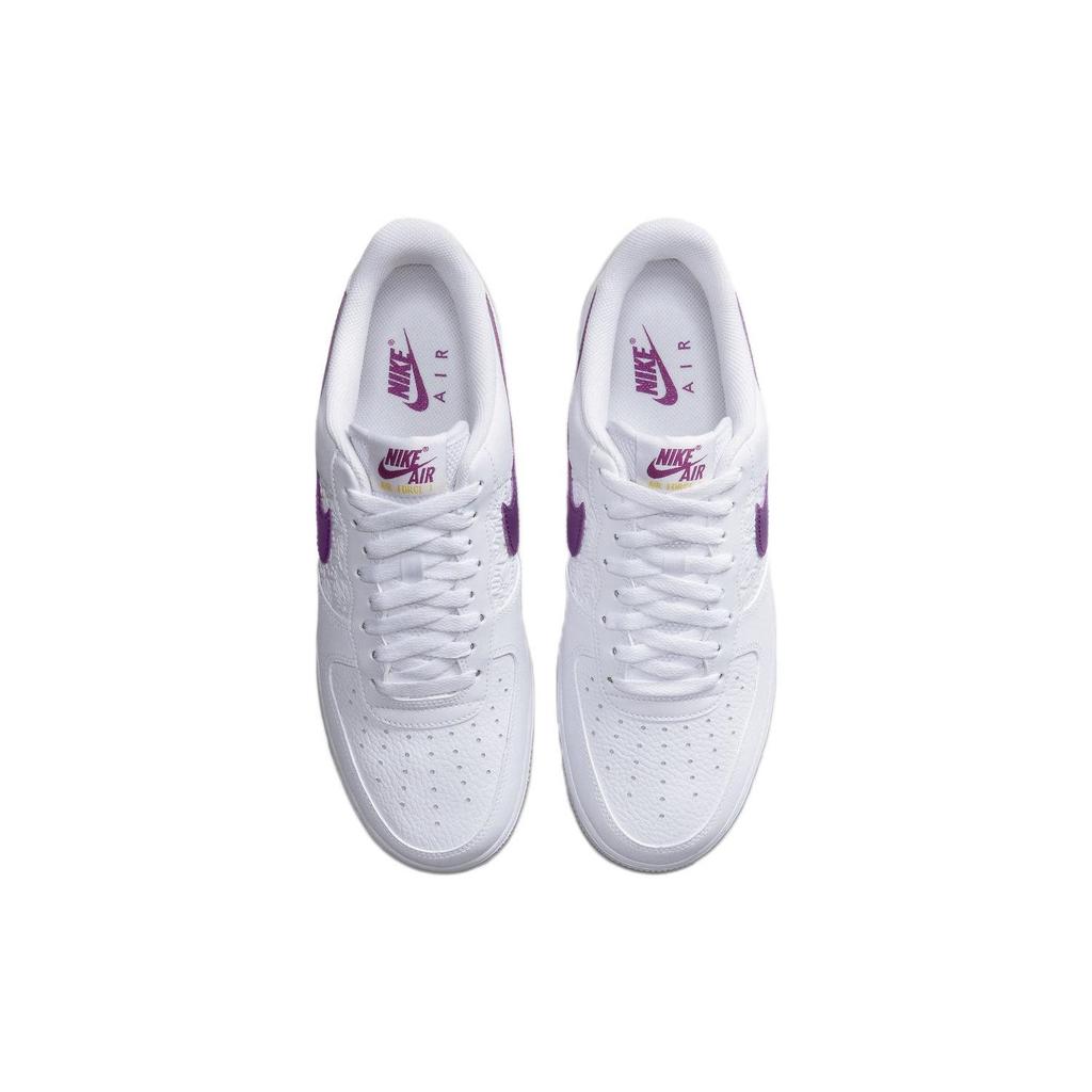Nike Air Force 1 07 Embossed Hoops - Lakers Pánské tenisky Bílá Výrazná-bobulová Rychle-žlutá FJ4209-100