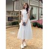 French Style Sleeveless Vest Skirt