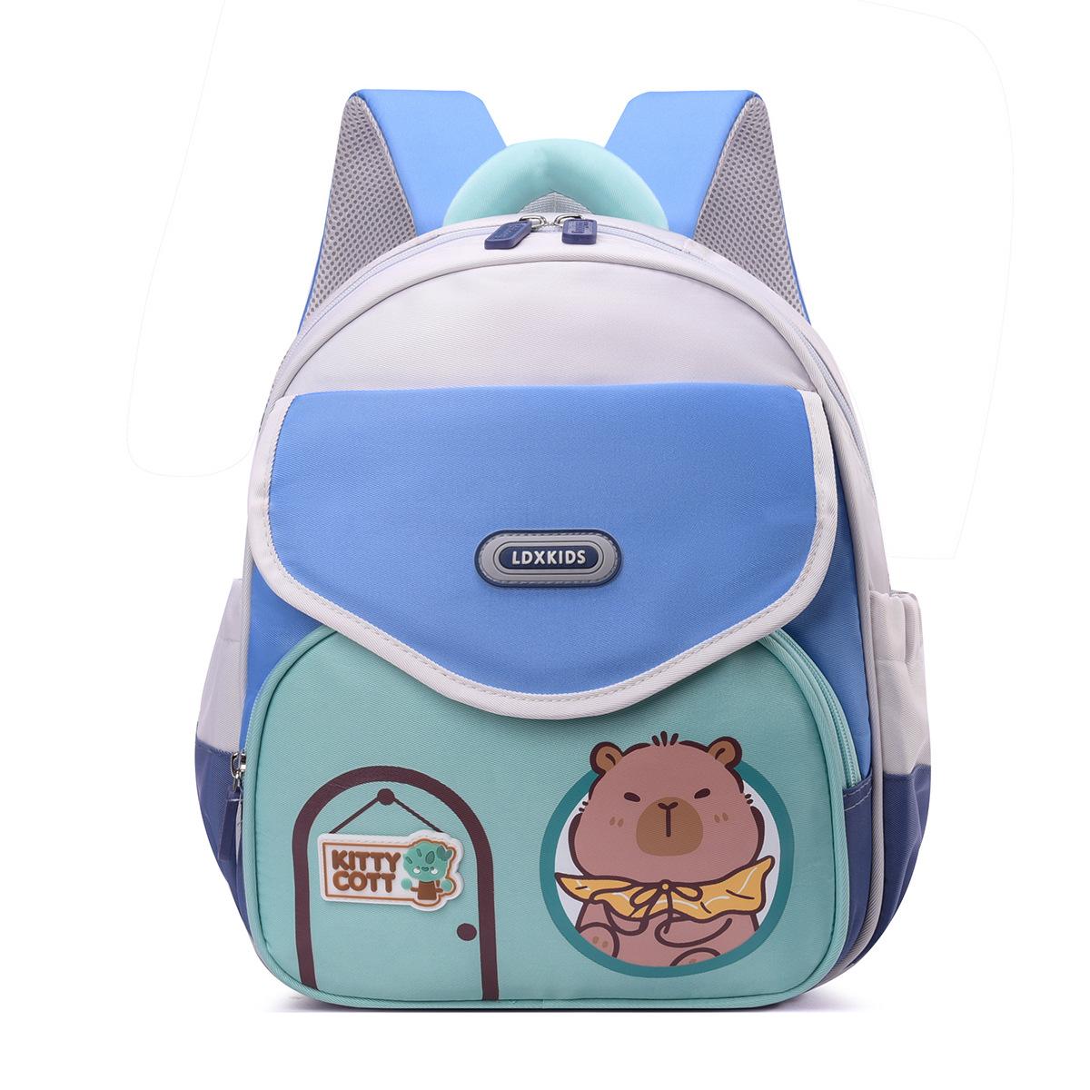 

Школьный рюкзак мультяшный детский рюкзак новый первый класс капибара гребень рюкзак небесно-голубой