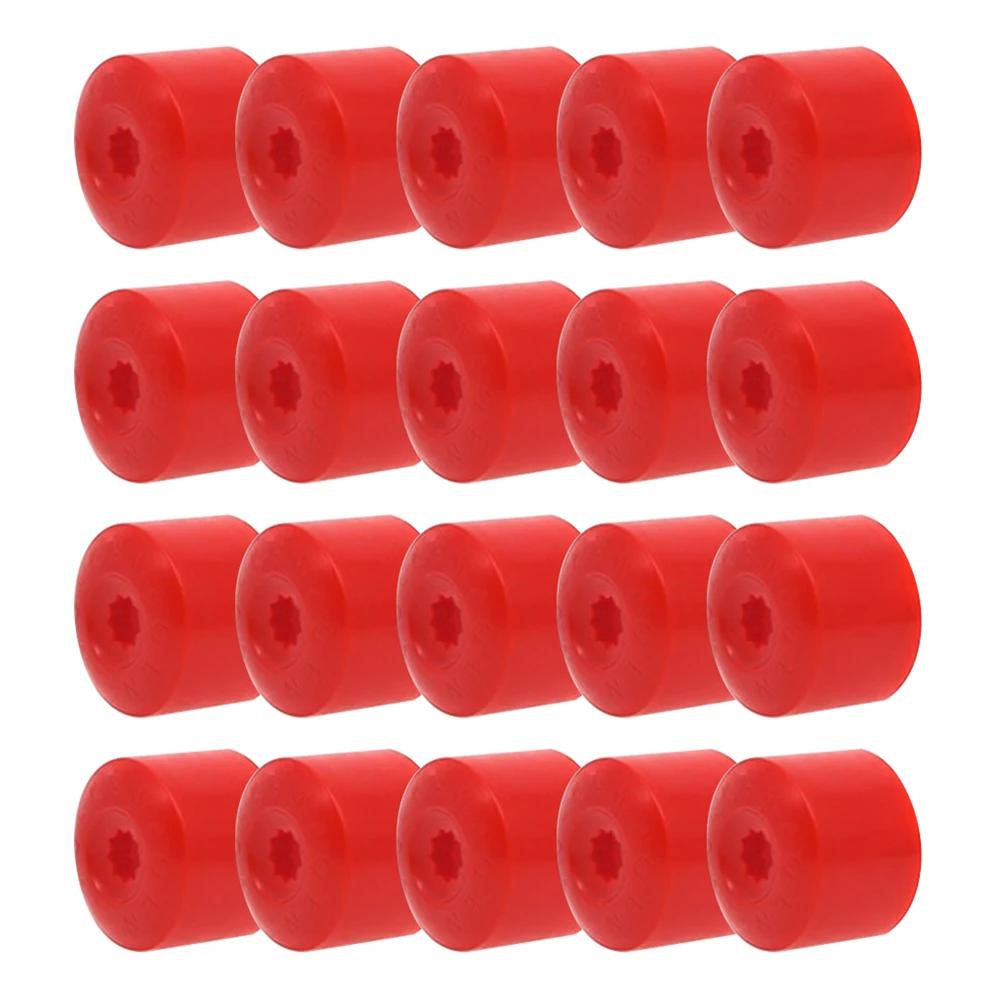 20Pcs 17mm Car Wheel Cover Hub Nut Bolt Covers Cap for Volkswagen VW Golf MK4 Auto Tyre Screws Exterior Protection Accessories