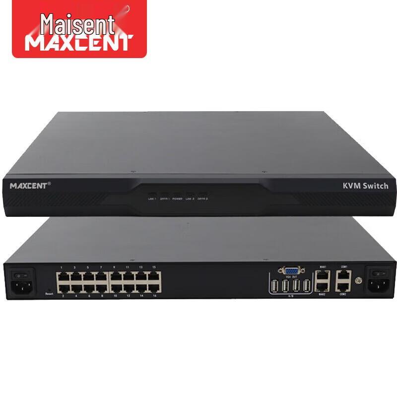 MAXCENT MGT-0116 16-Port Rackmount IP KVM Switch