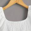 Kinder Kleidung Weiß Casual Mädchen Kleid 2024 Sommer Puff Sleeve Mädchen Prinzessin Kleider
