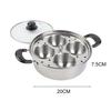 Cooking Tool Set Thickened Stainless Steel Steamer Versatile Cooking Tool Silver Thickened Stainless Steel Steamer