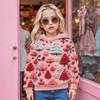 Autumn and Winter Children's Christmas 3D Printed Hooded Comfortable and Versatile Breathable Hoodies & Sweatshirts (Girls)