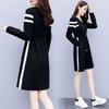 Woman Dress Summer Autumn Loose Overknee Dress Large Size Women's Clothing